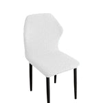 housses chaise moderne motif ondulé gris clair 100 polyester élastique