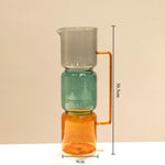 vase verre moderne transparent couleurs géométrique sphères table décoration maison salon