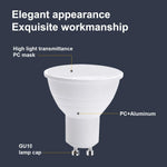 ampoule led gu10 blanc mat moderne 2700k 6500k 50000h salon chambre cuisine