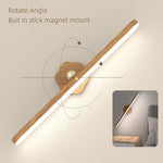 veilleuse led rectangle bois naturel finition mate aimantée interrupteur tactile lumière douce chambre moderne