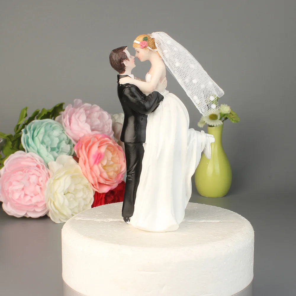 figurines mariage résine mariée marié cake topper décoration anniversaire fiançailles