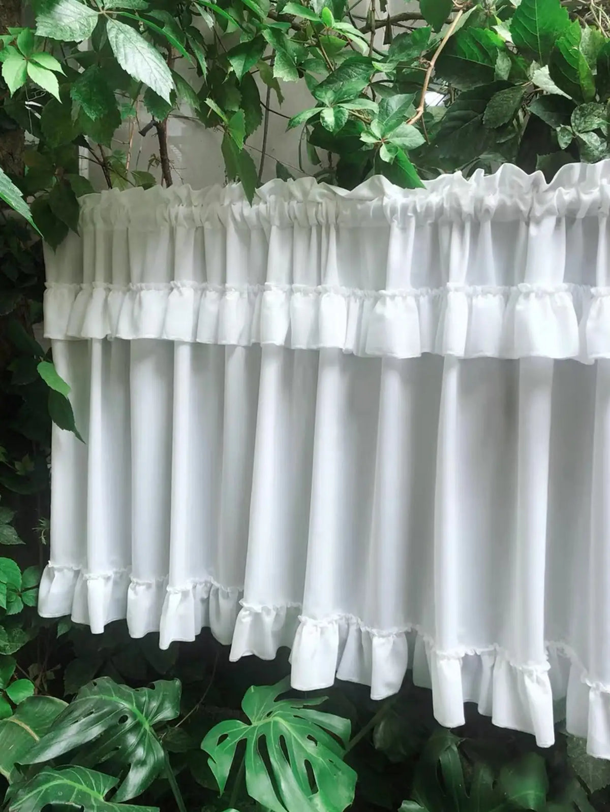 rideau blanc opacique classique tissu uni polyester salon chambreôtel boutique