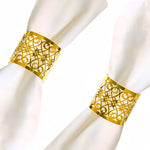 bracelets dorés ornements floraux élégants adhésifs vintage set 10 pièces