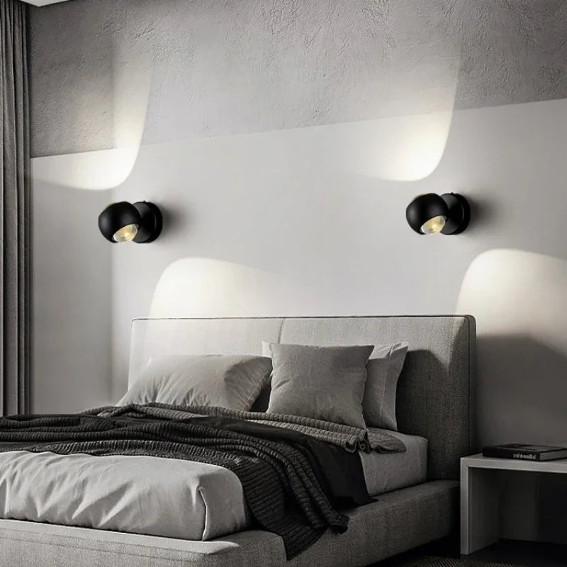 applique murale led verre or noir moderne brillants intérieur salon chambre