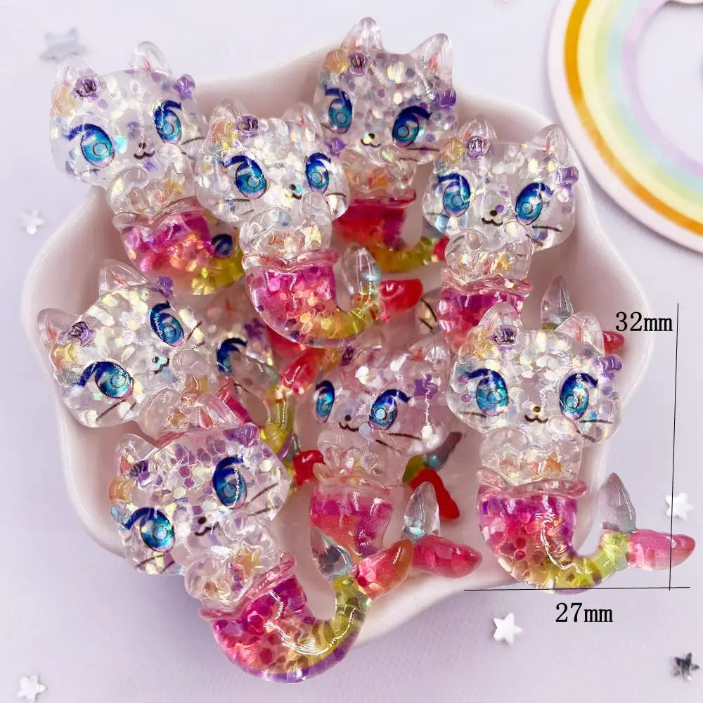 paillettes résine sirène étoiles bleu doré violet brillantes décoratives bricolage scrapbooking artisanat trẻ em