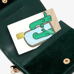protection carte bancaire autocollant dessin animé crocodile motifs abstraits waterprooche réutilisable