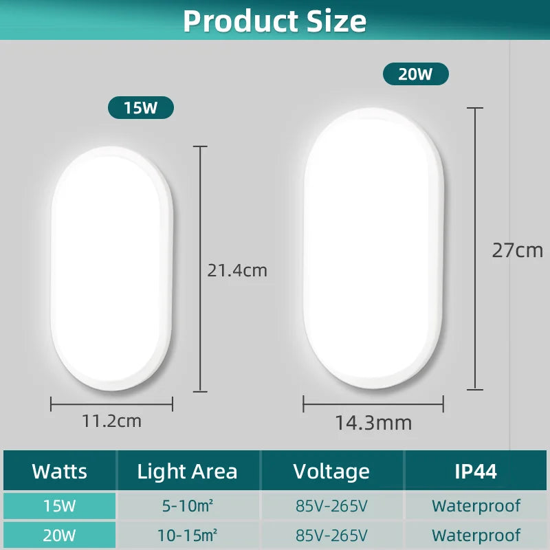 lampe moderne blanc 18w 20w 30w 220v éclairage quotidien ultrafine led