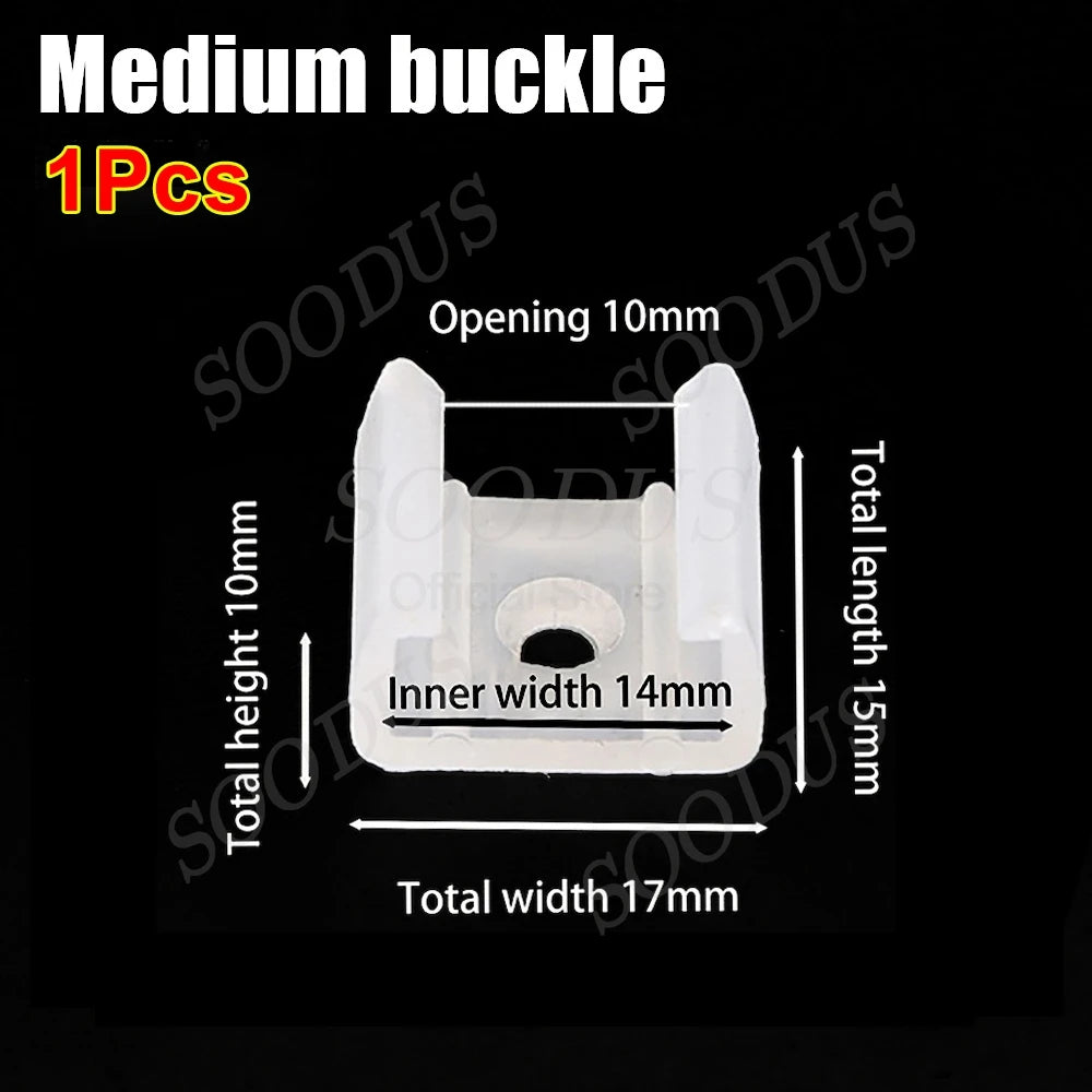 ruban led flexible blanc mat moderne clips fixation 2835 5050 5730 220v base lampe
