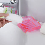 support savon transparent violet rose vert bleu moderne anti dérapant suction bain salle
