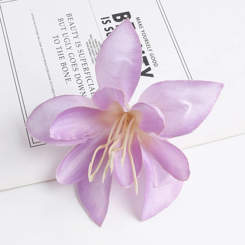 décoration intérieure mariage artificielle rose blanche moderne artisanale 10 pièces papier origami clips fixations