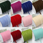 rubans velours opaques élégants couleurs unies polyester nylon