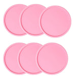 sous verres silicone respectueux environnement noir résistants chaleur antidérapants modernes 9cm
