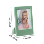 cadres photo rectangulaires miniatures couleurs multiples minimaliste decoratif adultes enfants