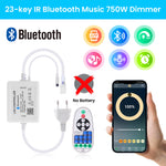 contrôleur led wifi bluetooth rf télécommande prise électrique moderne certifié ul cqc cem fcc