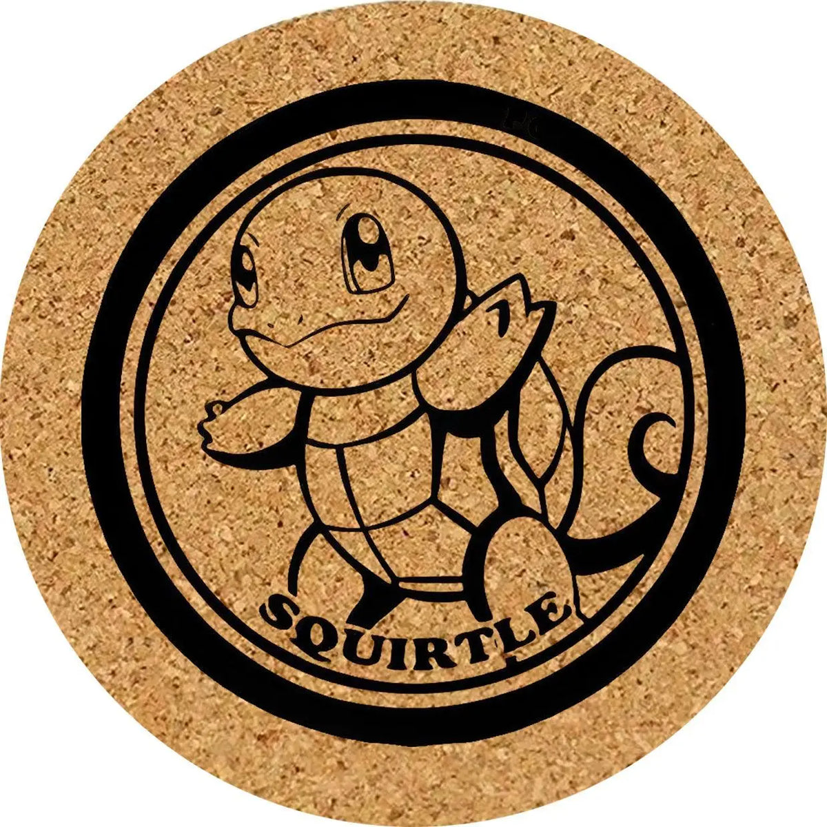 dessous verre pokémon Pikachu Squirtle Charmander Bulbasaur mignons accessoires anime graphiques liège unisexe