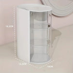 organisateur accessoires coiffure transparent blanc rose noir moderne elastiques pinces brosse cosmétiques rangement