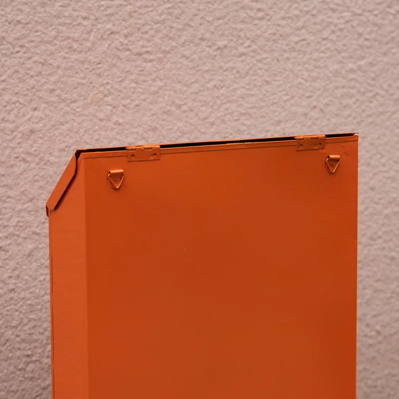 boîte lettres murale métal sécurisée serrure couleurs variées moderne tiroir lettres fixations