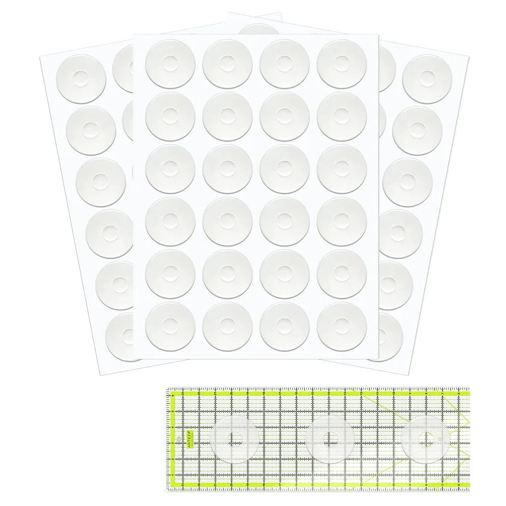 antidérapants silicone stickers couture règles quilting transparents outils adhésifs utilitaires blanc vert jaune