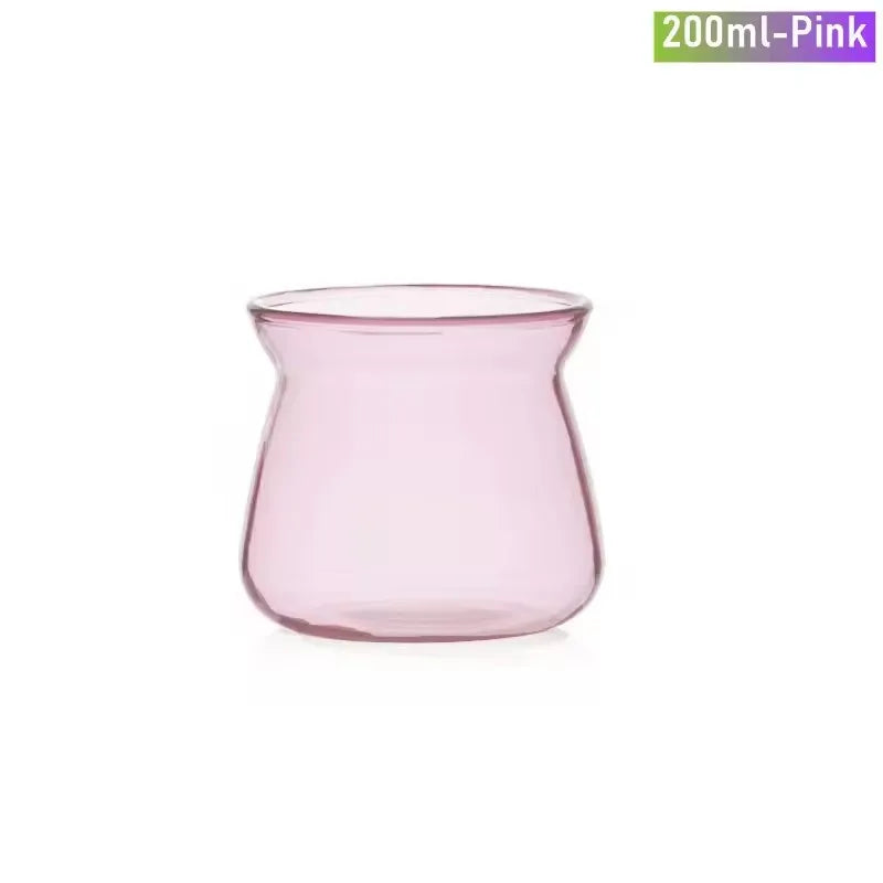 vase moderne opaque couleur bleue orange 200ml 520ml verre borosilicate