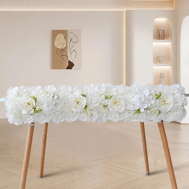 Fleur artificielle noire élégante pour centre de table