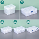 boîtes rangement transparentes modernes poignées compartiments grilles boîtes rangement transparentes poignées compartiments 10 grilles