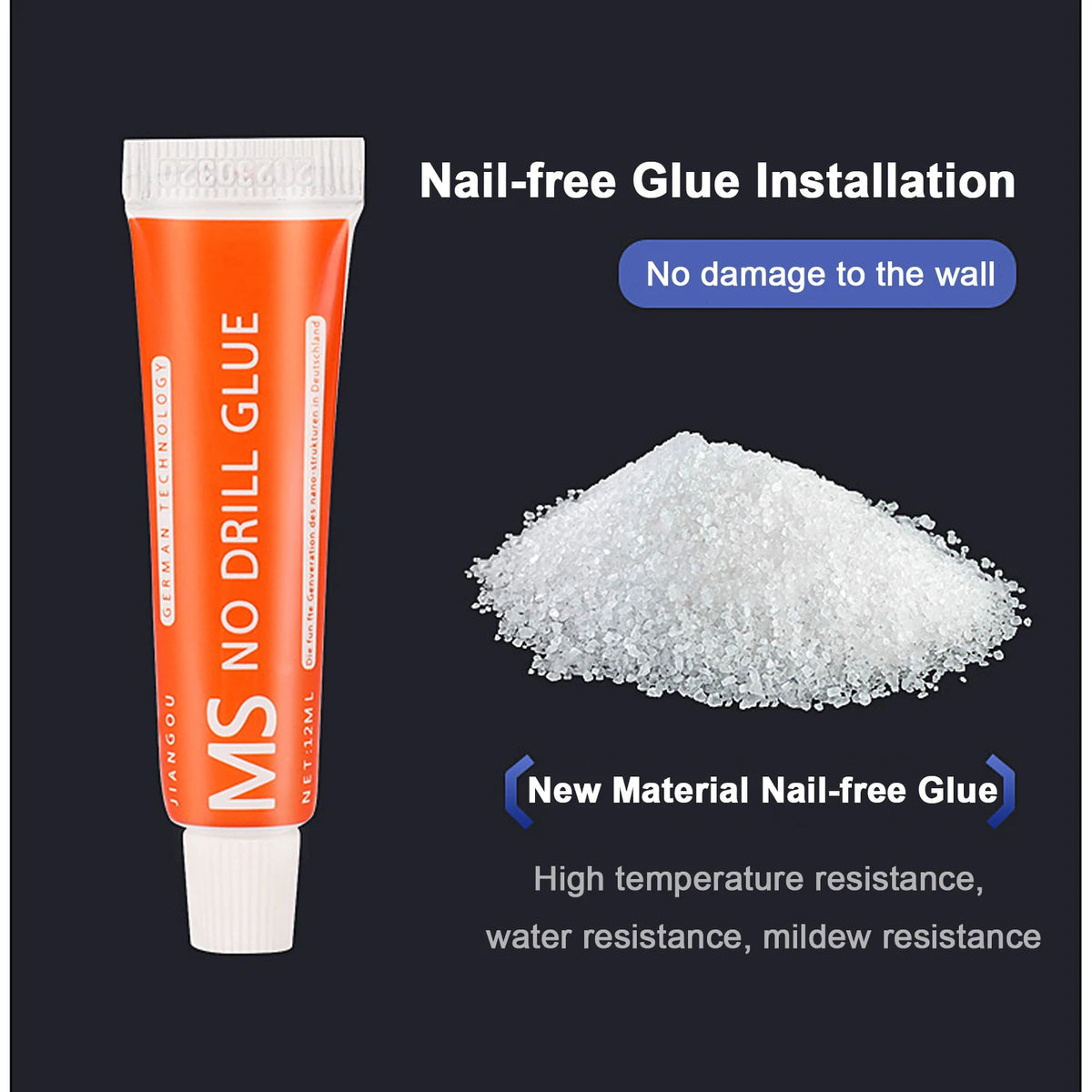 séchoir cheveux support mural blanc gris rose moderne adhésif câble prise électrique pinceaux brosse