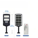 lumière solaire extérieure étanche ip65 led 20000w 50000w moderne noir fixation murale télécommande
