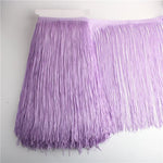 franges dentelle polyester jupe danse latine decoration partie moderne rouge noir vert bleu violet
