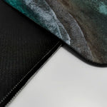 tapis souris personnalisable île eaux turquoises moderne bleu vert noir