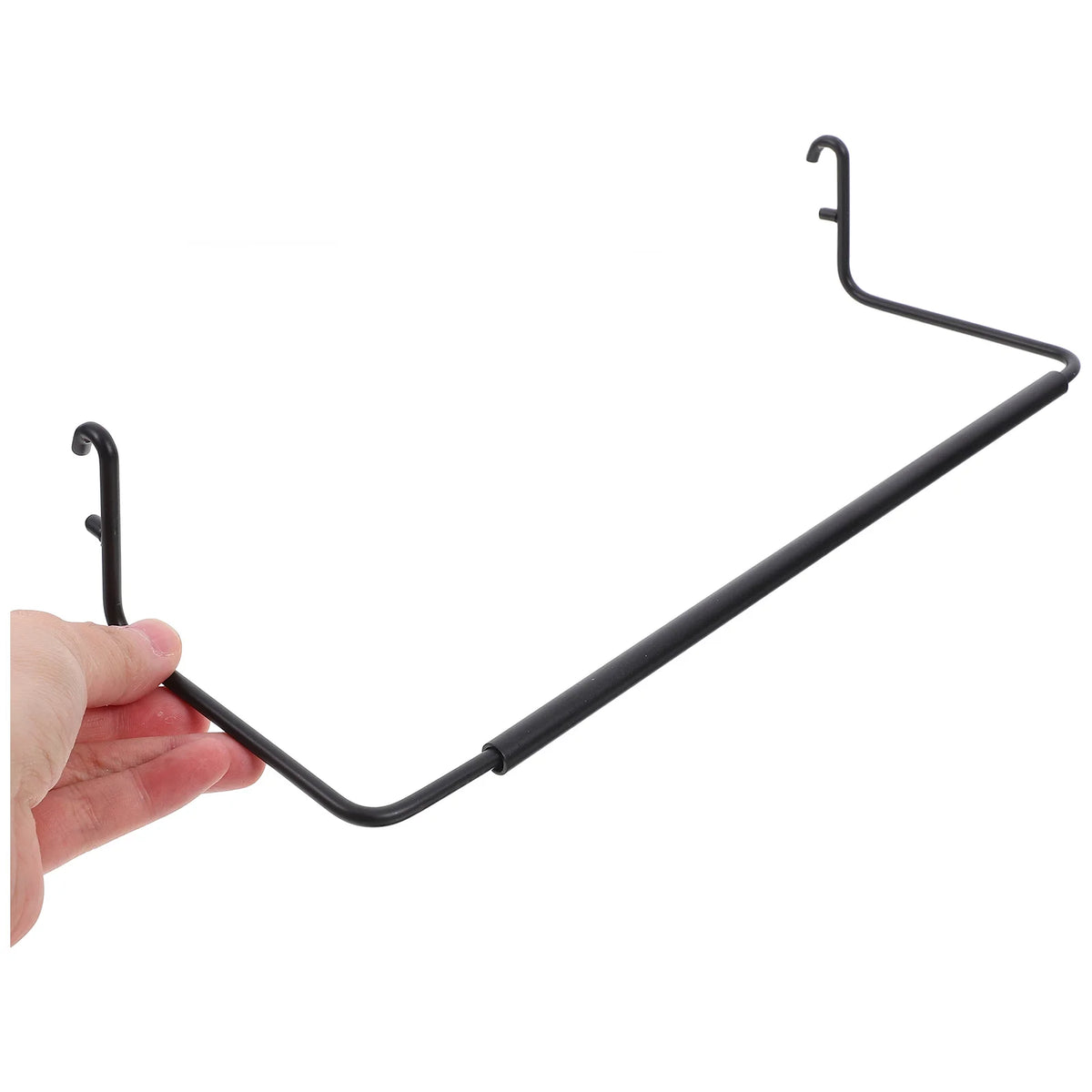 porte serviettes mural noir barre support porte papier cuisine étagère accessoire mur moderne minimaliste