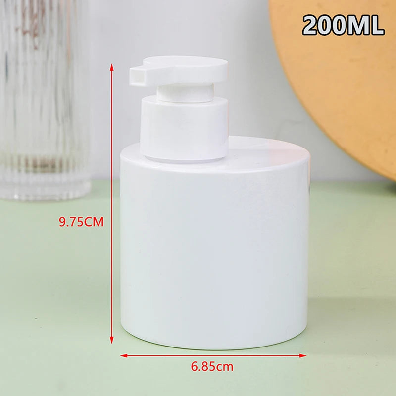 flacons savon liquide 200ml 300ml vert rose blanc mat modernes minimalistes rechargeables voyage