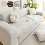 housse canapé élastique motif géométrique polyestère beige traditionnel maison fixations inclusesModule:semicolon