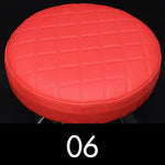 couvre siège ronde violet rouge noir moderne quilted imperméable siège tabouret bar polyester coton