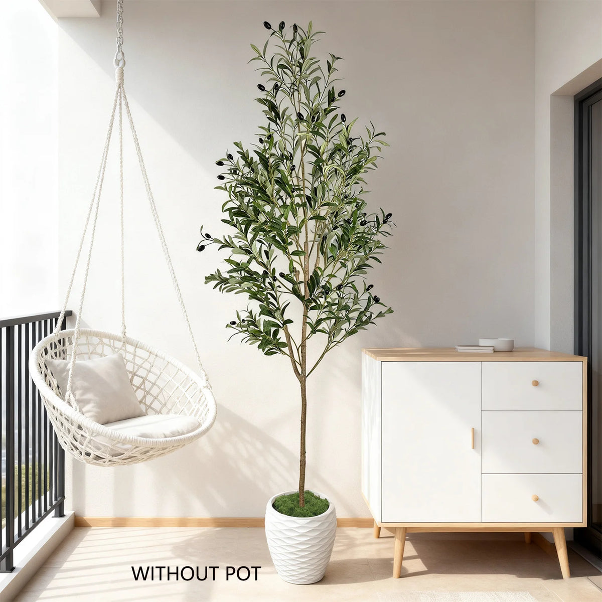 plante artificielle moderne haute qualité 110 200cm feuilles vertes brillantes décoration intérieure extérieure living