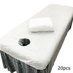 couverture massage blanche non tissée élastique respirante moderne 20 pièces 90x215cm
