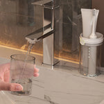 porte brosses dents voyage tasse rangement transparent moderne brosses électriques tubes dentifrice minimaliste