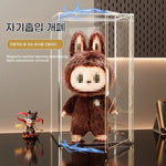 boîtes rangement transparentes grandes capacités figurines jouets acrylique minimaliste empilables plastique 45cm 60cm 40cm