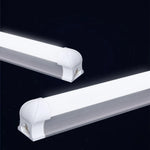 tubes led blancs modernes 25w 50cm lisses striés clips adaptateurs prise eu us