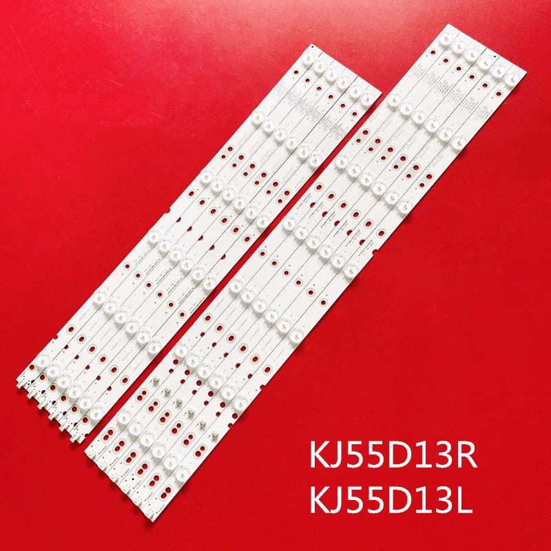 bande led décoration professionnelle blanc lignes points rouges moderne flux lumineux continu assemblage