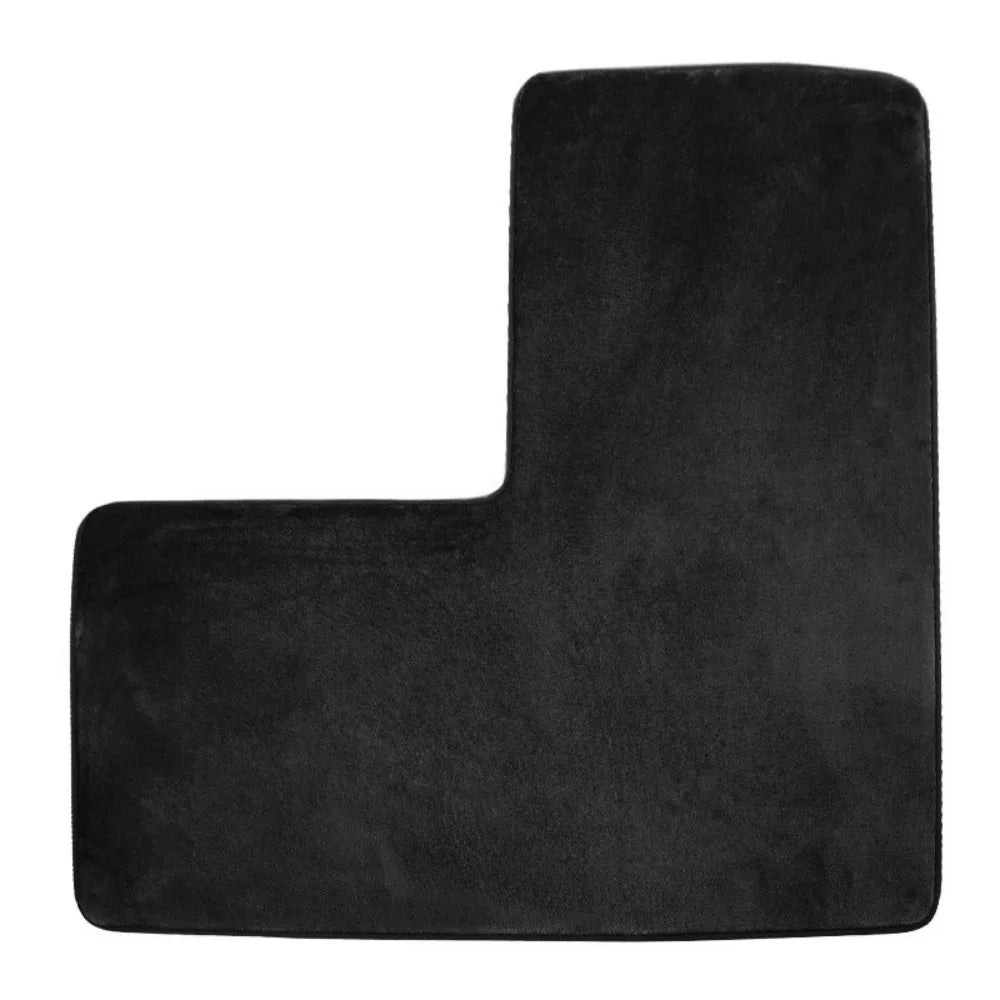 tapis gris doux moderne uni imperméable résistant corrosion salon chambre coucher