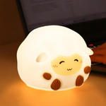 veilleuse animale licorne led change couleur tactile rechargeable table enfant