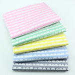 tissu coton imprimé demi cercles couleurs vives moderne graphique pliable opaque artisanal bricolage popeline