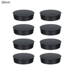 bouchons trou noirs plastique adhésifs pratiques pièces round variées dimensions
