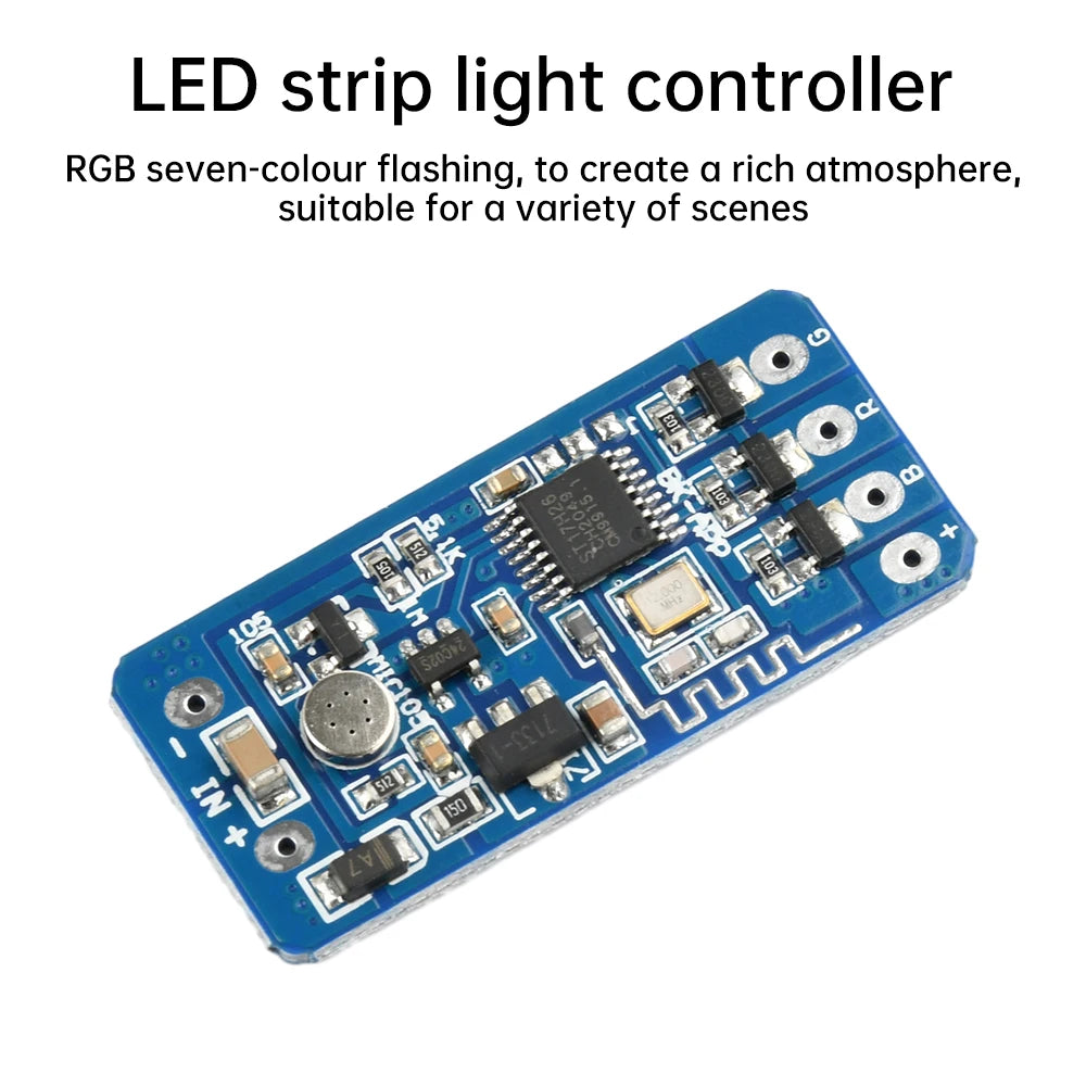 contrôleur bande led bleu pcb électronique connecteurs composants électroniques 5v 12v 24vRGBOptimalisationSEOFR