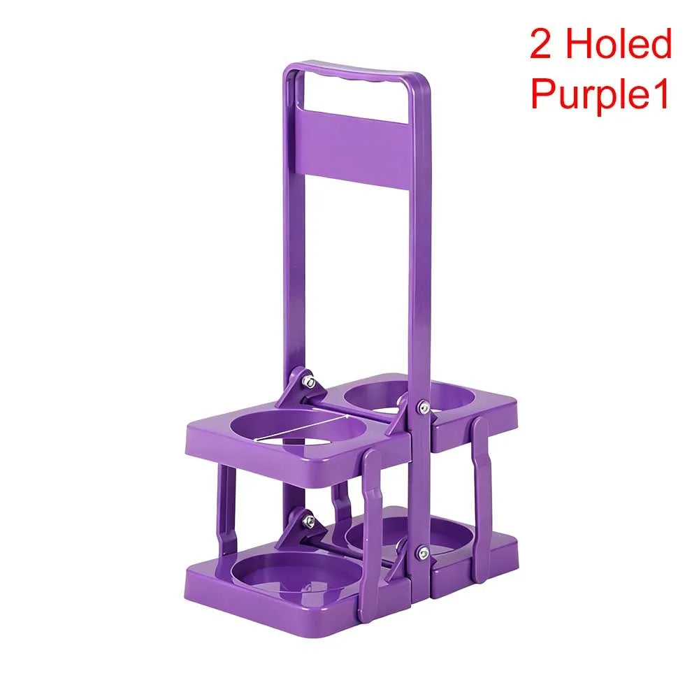 porte verres pliables multifonctions modernes compartiments verres noir rouge vert bleu rose jaune violet