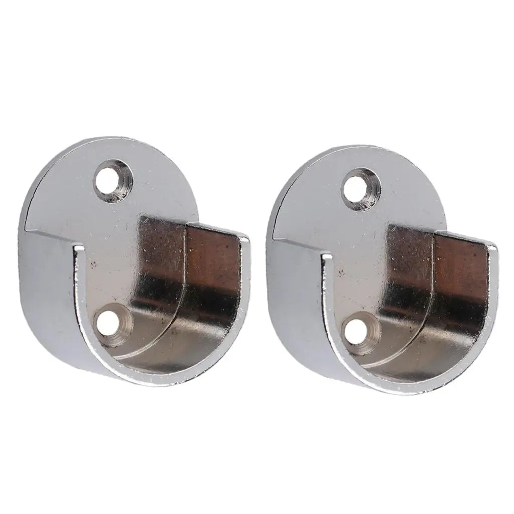 support tige argenté moderne fixations rail rideau finitions accessoire fenêtre traitement métal