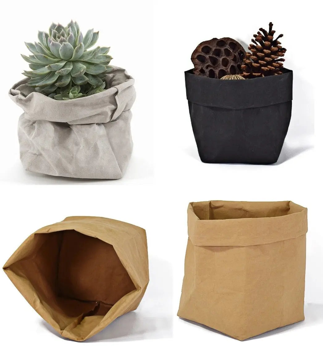 sac rangement réutilisable kraft paper opaque couleur brun clair texture mat simple rustique cuisine