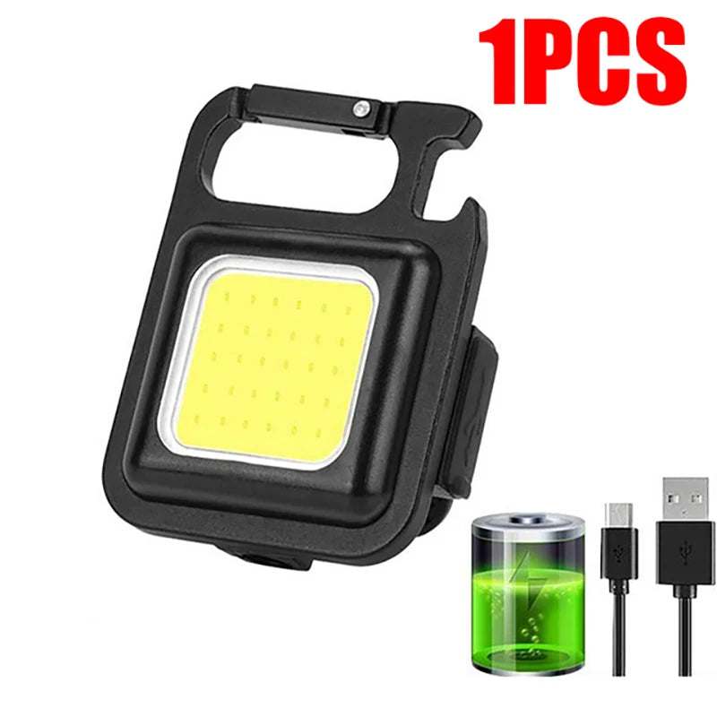 lampe multifonctionnelle rechargeable led modes gris métallique robuste type banque alimentation