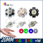 Diodes LED RGB RGBW 1W 3W haute luminosité clips métalliques change couleur projecteur scène