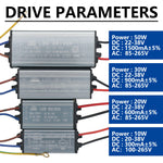 Kit LED 10W 20W 30W 50W Cold White Neutral Warm IP65 moderne dorés